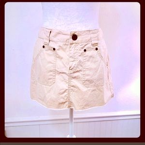 Express Frayed bottom skirt